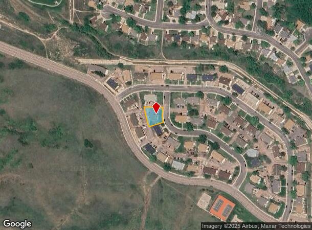6970 Peyote Way, Colorado Springs, CO Parcel Map