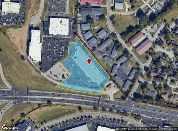  1591 Winchester Rd, Lexington, KY Parcel Map