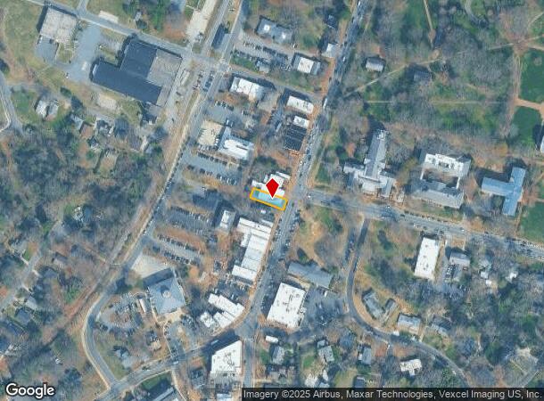 101 N Main St, Davidson, NC Parcel Map