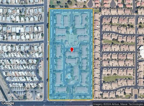  4104 E Broadway Rd, Mesa, AZ Parcel Map