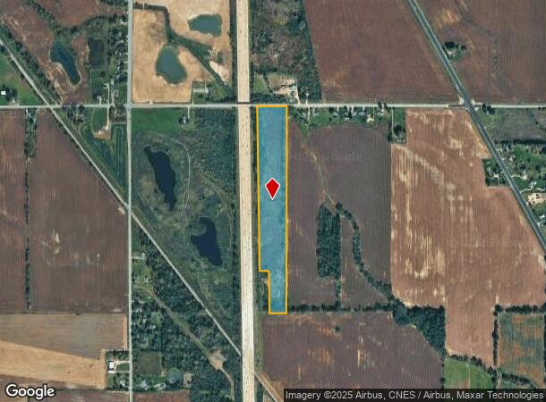 E Burt Rd, Birch Run, MI Parcel Map