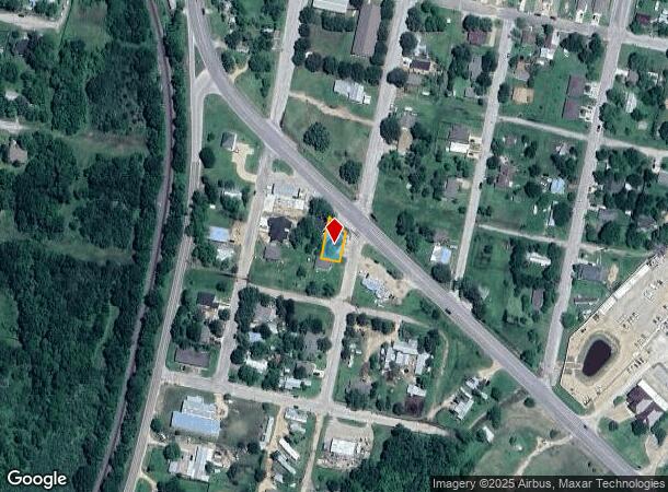  890 S Main St, Giddings, TX Parcel Map