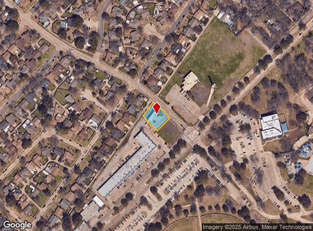  525 W Oates Rd, Garland, TX Parcel Map