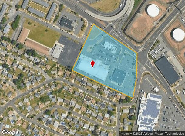 835 Roosevelt Ave, Carteret, NJ Parcel Map