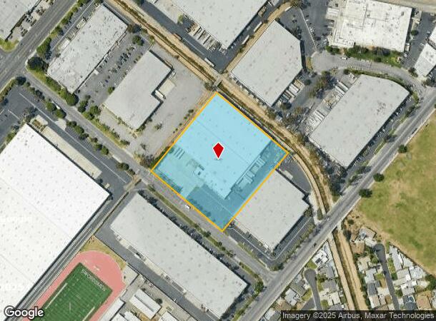  12801 Ann St, Santa Fe Springs, CA Parcel Map