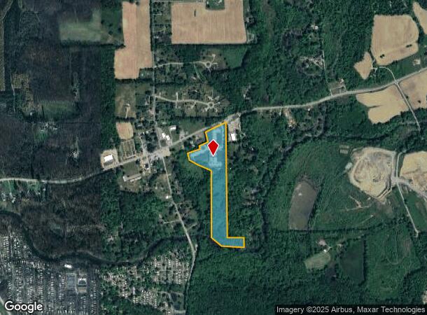  877 New Castle Rd, Slippery Rock, PA Parcel Map