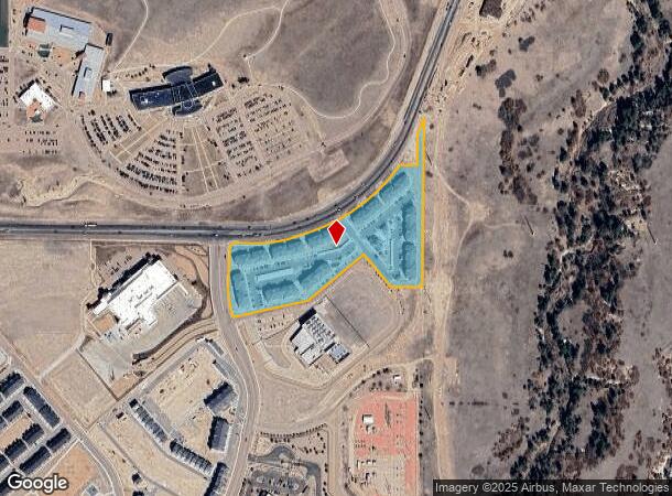 10917 Mist Vw, Colorado Springs, CO Parcel Map