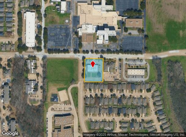 2717 Osler Dr, Grand Prairie, TX Parcel Map