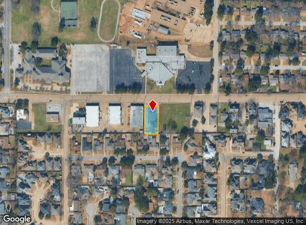  3210 W Park Row Dr, Pantego, TX Parcel Map