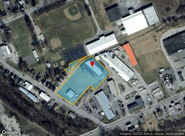 45 Mill St, Mount Morris, NY Parcel Map