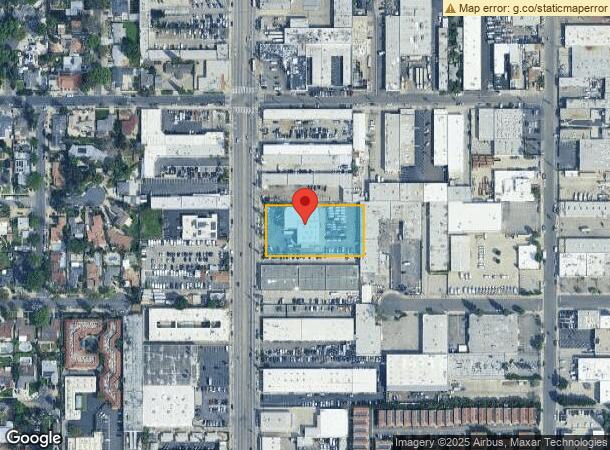  7720 Sepulveda Blvd, Van Nuys, CA Parcel Map