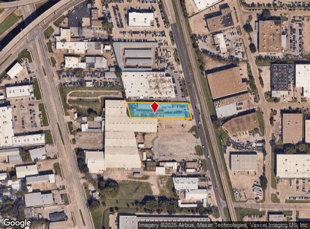  11645 Denton Dr, Dallas, TX Parcel Map