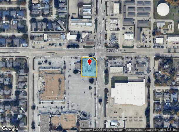  2100 W 15Th St, Plano, TX Parcel Map