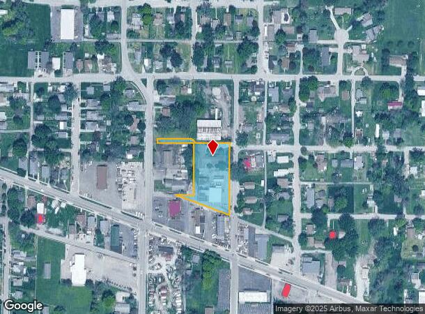 129 N 26Th St, New Castle, IN Parcel Map