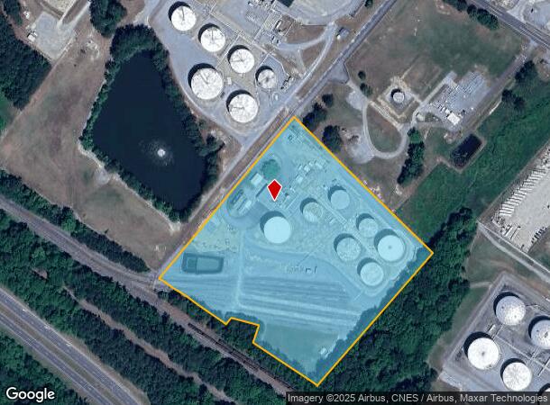 2600 W Oak St, Selma, NC Parcel Map