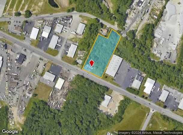  1894 Fall River Ave, Seekonk, MA Parcel Map