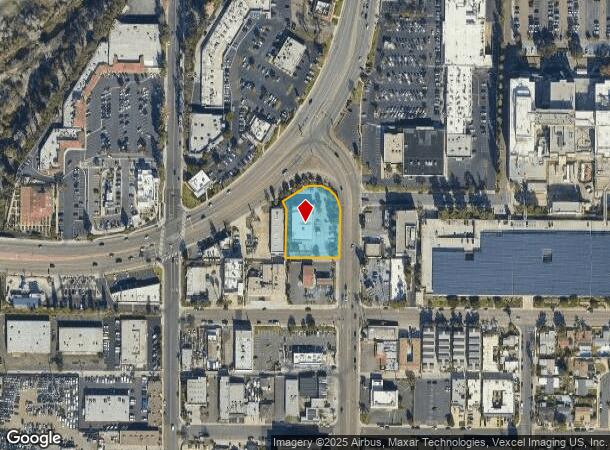  6424 Mission Gorge Rd, San Diego, CA Parcel Map