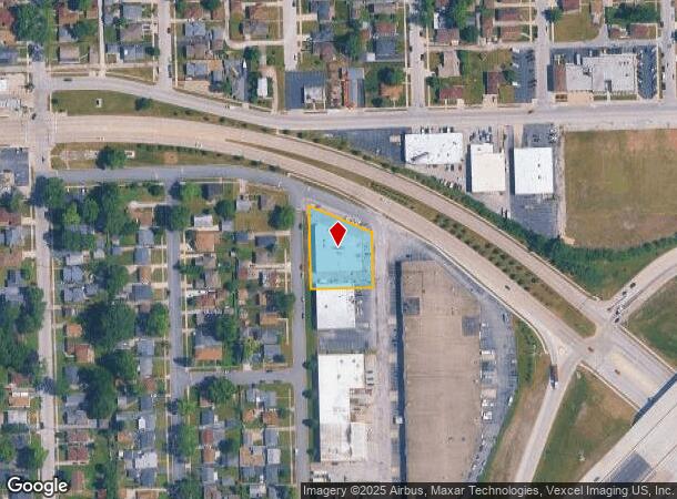 2515 W Veterans Dr, Posen, IL Parcel Map
