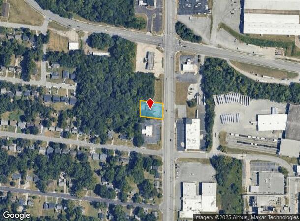  2000 S Elm Eugene St, Greensboro, NC Parcel Map