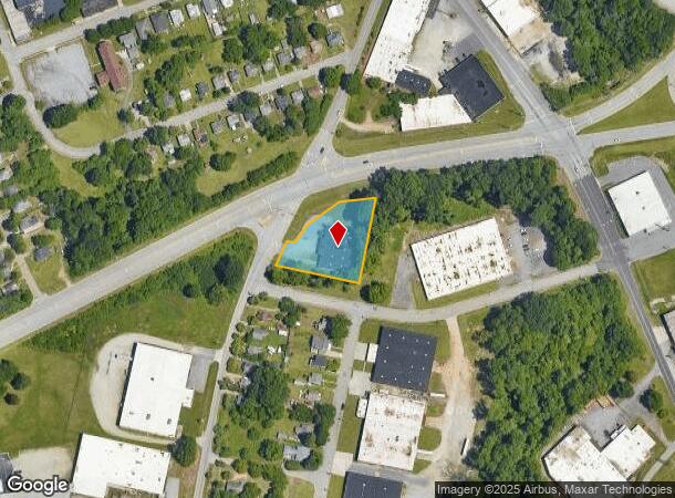  1705 S Elm St, High Point, NC Parcel Map