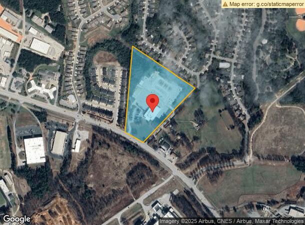  821 Se Main St, Simpsonville, SC Parcel Map