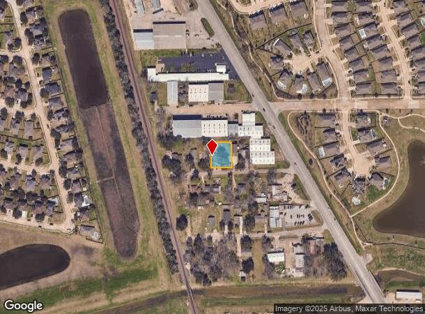 3909 2Nd St, Pearland, TX Parcel Map