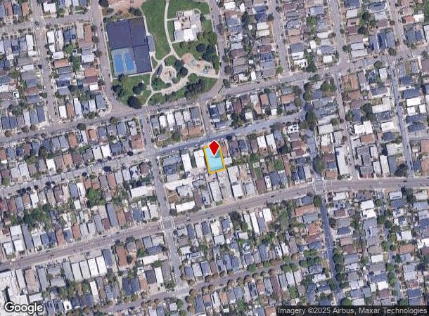  1316 Burnett St, Berkeley, CA Parcel Map