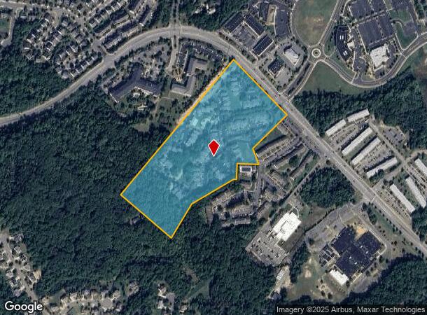  2500 Manor Dr, Fredericksburg, VA Parcel Map