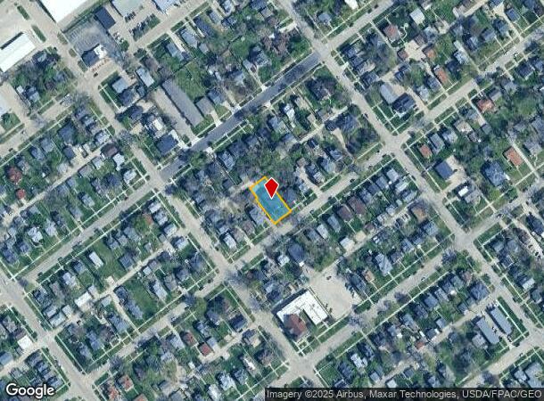  1718 C Ave Ne, Cedar Rapids, IA Parcel Map