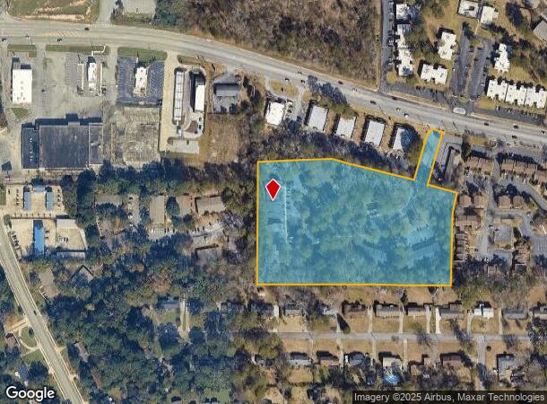  3900 Northside Dr, Macon, GA Parcel Map