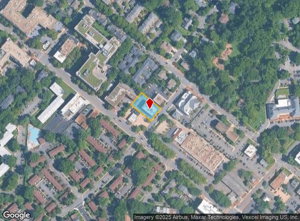  105 N Virginia Ave, Falls Church, VA Parcel Map