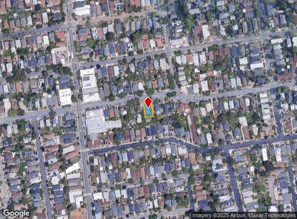  2134 Woolsey St, Berkeley, CA Parcel Map