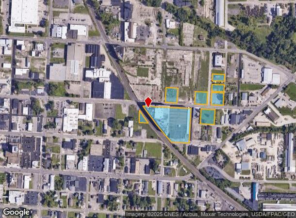  246 E 4Th St, Mansfield, OH Parcel Map