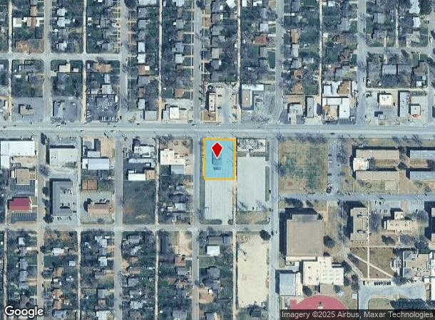  2525 S 14Th St, Abilene, TX Parcel Map