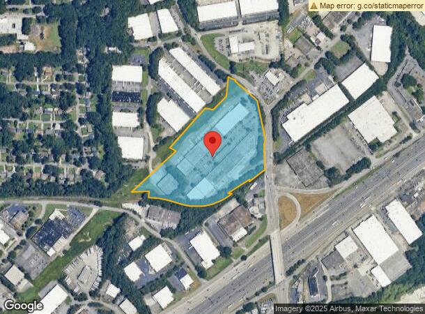  3731 Northcrest Rd, Atlanta, GA Parcel Map