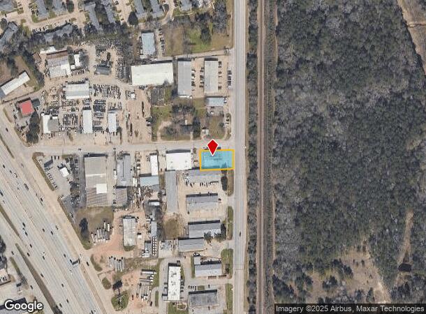 1500 S Frazier St, Conroe, TX Parcel Map