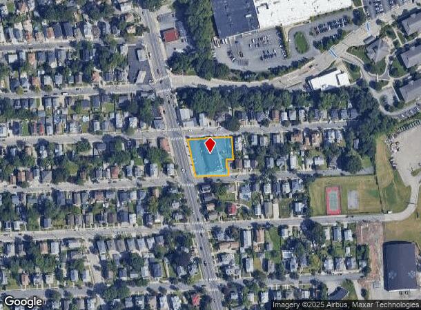  1054 Narragansett Blvd, Cranston, RI Parcel Map