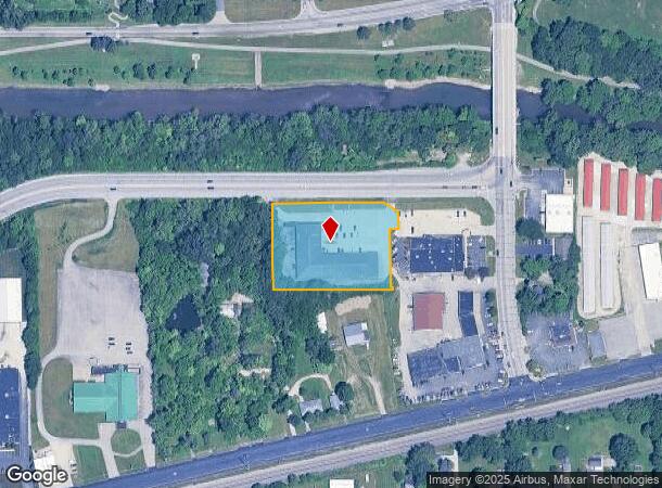  1200 S Tillotson Opas, Muncie, IN Parcel Map