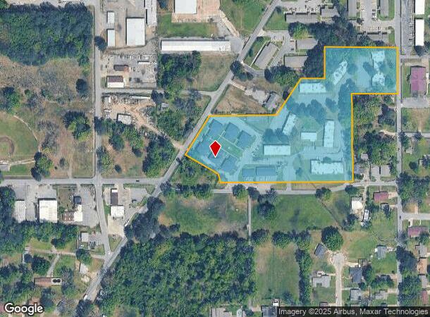 2611 W 34Th Ave, Pine Bluff, AR Parcel Map
