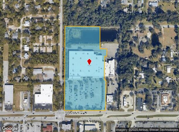  2750 W New Haven Ave, Melbourne, FL Parcel Map