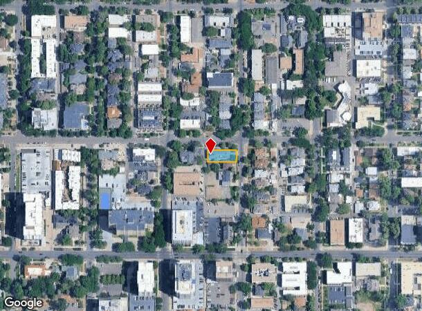 750 E 9Th Ave, Denver, CO Parcel Map