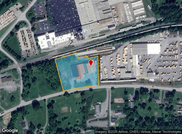  1711 Route 588, Fombell, PA Parcel Map