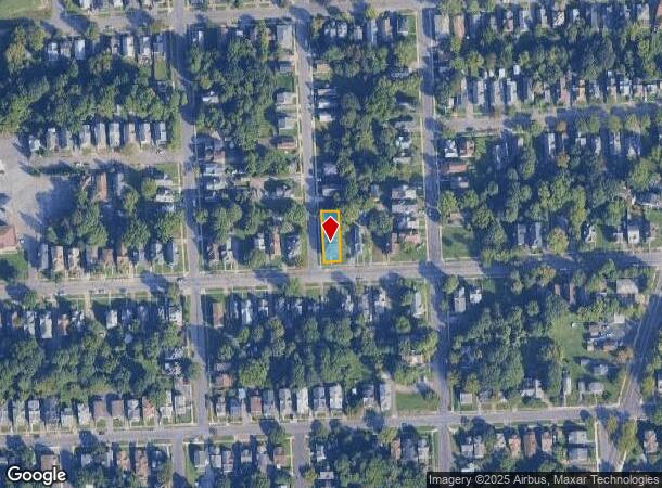  1422 W Onondaga St, Syracuse, NY Parcel Map