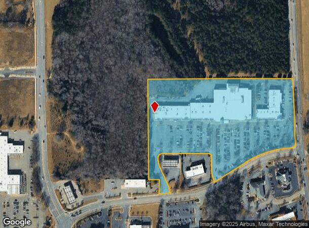 1301 E Broad St, Fuquay Varina, NC Parcel Map