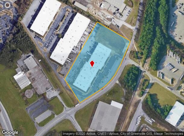 201 Forrester Dr, Greenville, SC Parcel Map