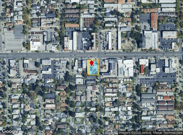  2124 E Colorado Blvd, Pasadena, CA Parcel Map