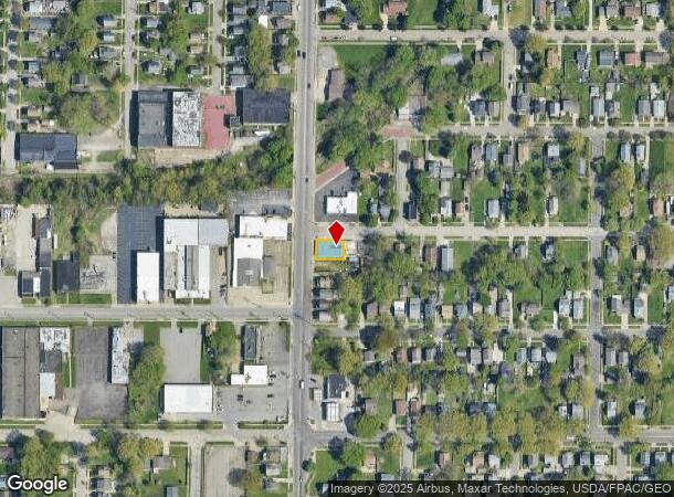  953 Brown St, Akron, OH Parcel Map