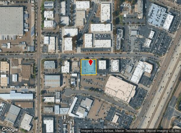  8305 Vickers St, San Diego, CA Parcel Map