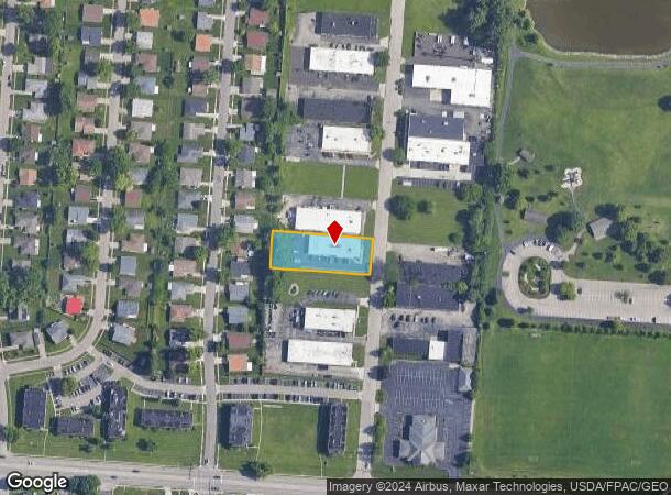  2843 Culver Ave, Dayton, OH Parcel Map