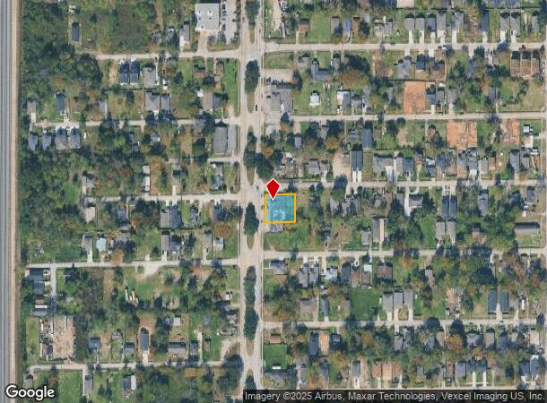  5710 N Wayside Dr, Houston, TX Parcel Map